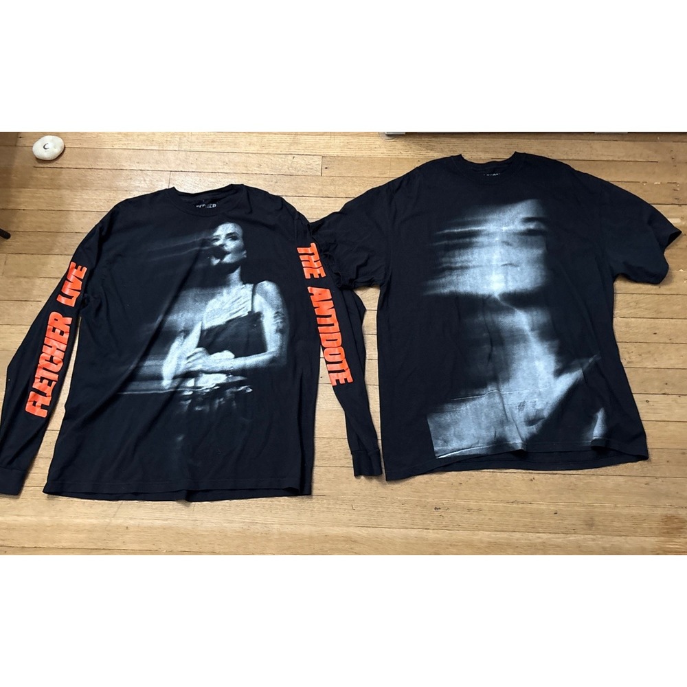 FLETCHER In Search Of The Antidote Tour T-shirt And Long Sleeve XXL Lot Of 2